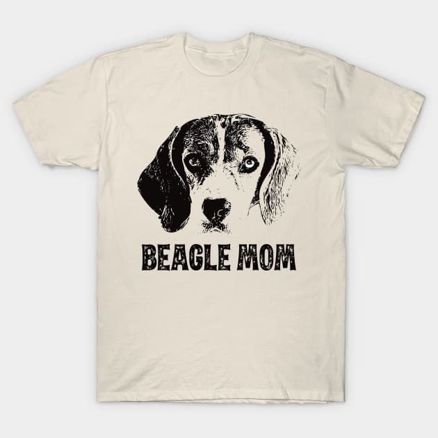 Beagle Mom - Beagle Dog Mom T-Shirt by DoggyStyles